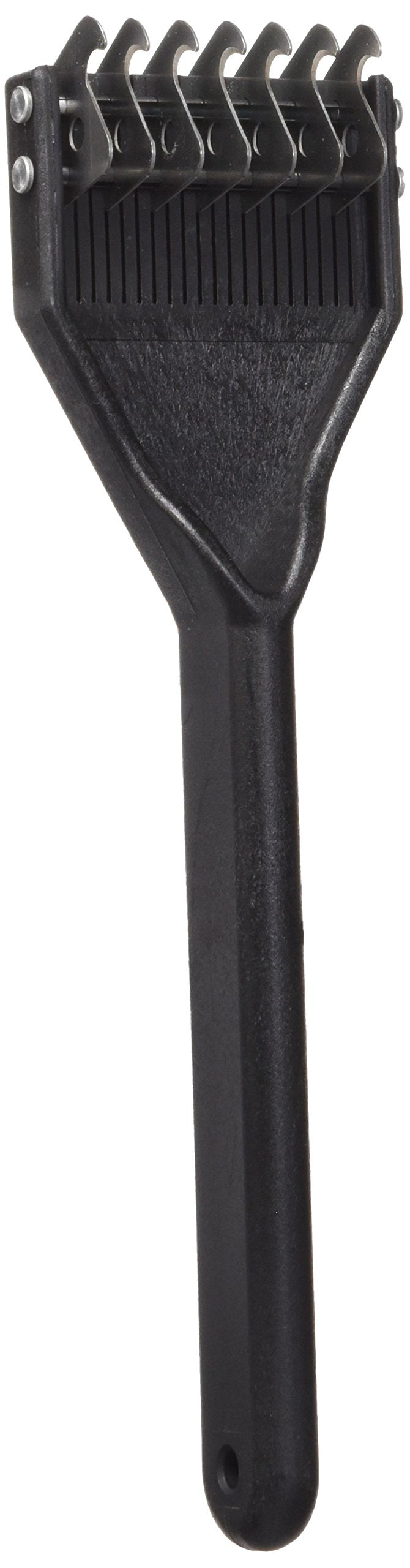 Mars Coat King Dematting Undercoat Grooming Rake Stripper Tool for Dogs and Cats, Stainless Steel with Plastic Handle, Made in Germany, 7-Blade Coarse - PawsPlanet Australia
