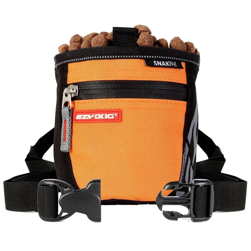 Ezydog Ezydog Snakpak Wearable Dog Treat Bag Orange