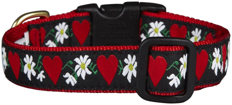 Up Country Hearts & Flowers Dog Collar - Small - PawsPlanet Australia