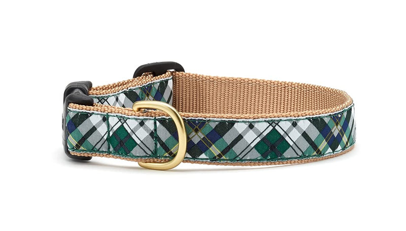 Up Country Gordon Plaid Pattern (Gordon Plaid Dog Collar, Large (15 to 21 inches) 1 Inch Wide Width) Gordon Plaid Dog Collar - PawsPlanet Australia