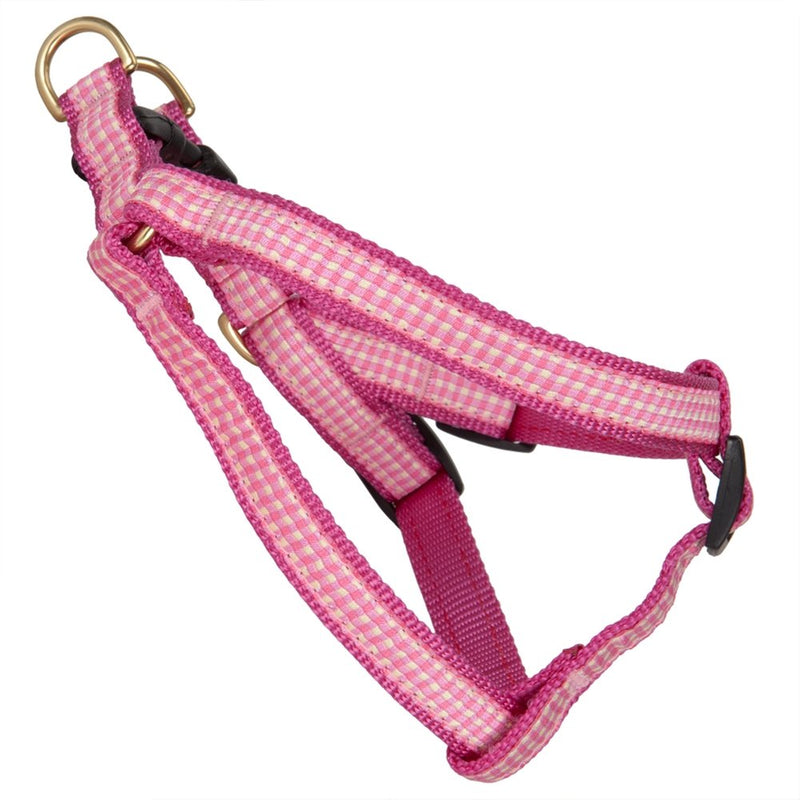 Up Country Inc Pink Gingham Dog Harness - X-Small - PawsPlanet Australia