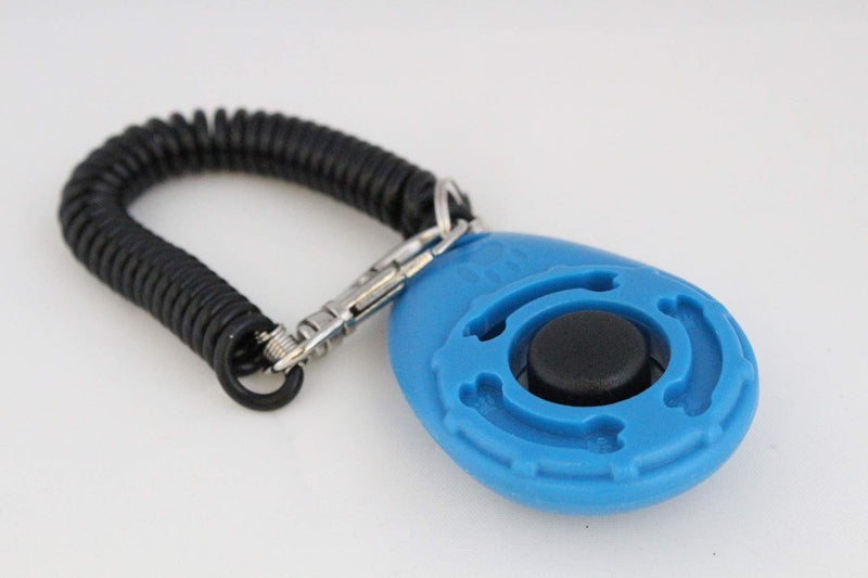 A&S Creavention PetClicker Big Button clicker Keychain x 3pcs 3 Blue - PawsPlanet Australia