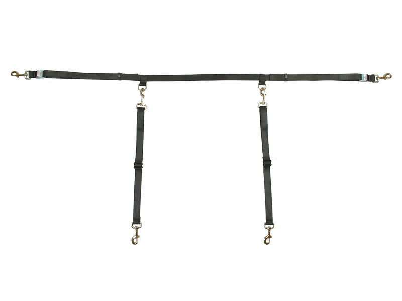Bushwhacker Two Dog Truck Bed Cross Tether for SUV and UTV – Double Pet Leash Harness with Vehicle Dual Restraint System and Tie Down Lead for Safe and Secure Dog Transportation - PawsPlanet Australia