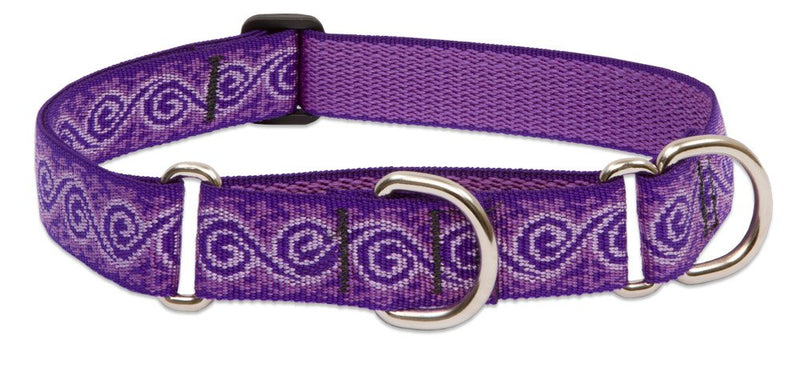 LupinePet Originals 1" Jelly Roll 15-22" Martingale Collar for Medium and Larger Dogs 1"Width; 15-22" Neck