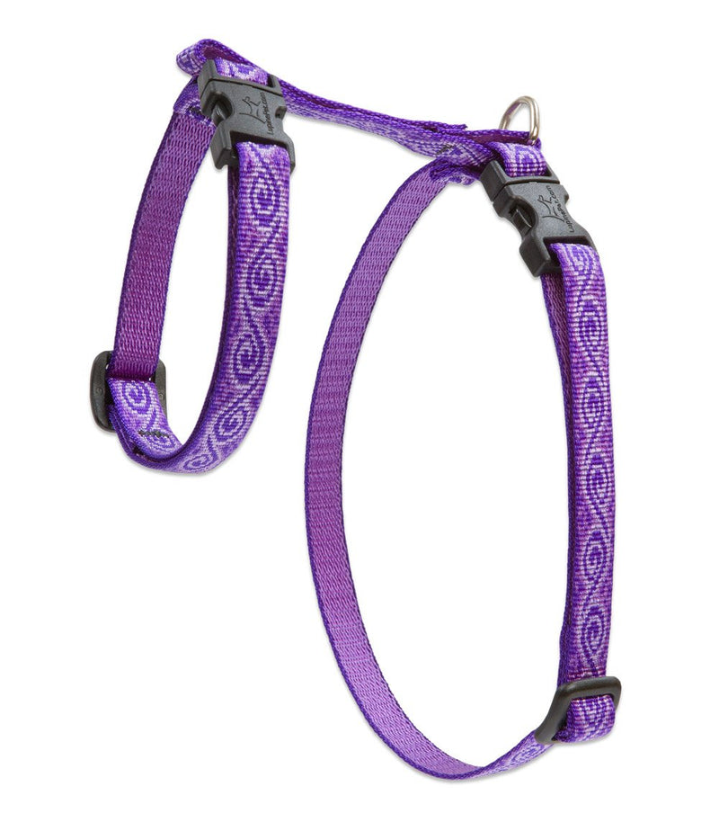 LupinePet Originals 1/2" Jelly Roll 12-20" H-Style Harness for Small Pets 1/2"W; 12-20" Girth - PawsPlanet Australia