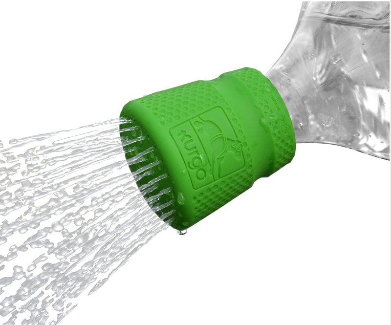 Kurgo Portable Outdoor Shower for Dogs, Dog Grooming Tool, Pet Bathing Gear, Dog Travel Accessories, Hiking, Beach, OR Camping Supplies for Pets, Works with 2 Liter Soda Bottle, Mud Dog Shower - PawsPlanet Australia