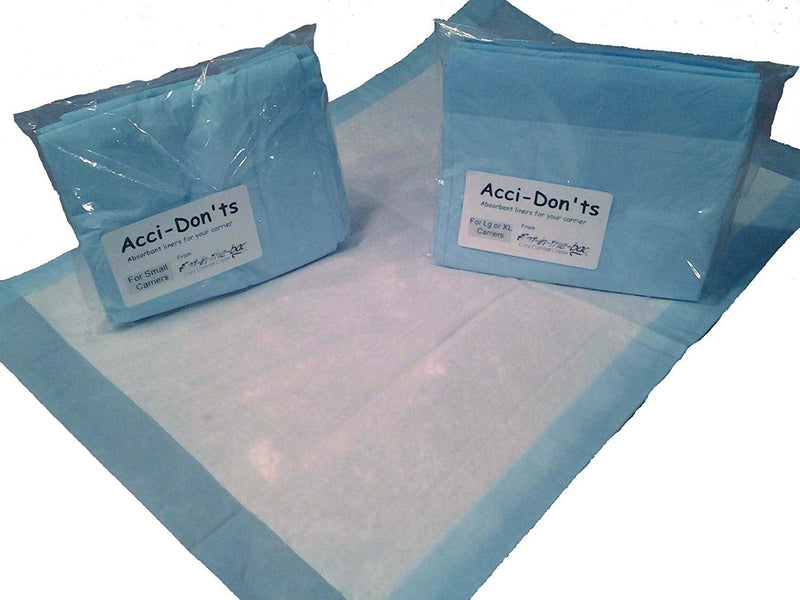 Cat-in-the-Bag Acci-Don'ts Cat Pee Pad | Pack of 4 Absorbent Adhesive Disposable Cat Pee Liner for Small Cozy Comfort Cat Carrier Bags | Pet Pee Pads for Vet Trips and Travel - PawsPlanet Australia