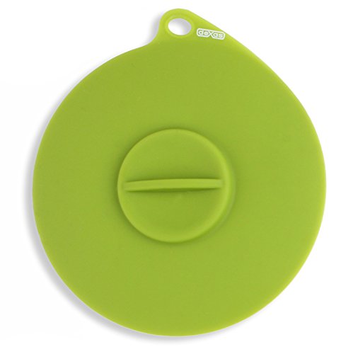 Popware for Pets Dexas Flexible Suction Pet Food Lid Gray/Green