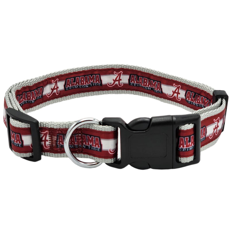 Pets First Collegiate Pet Accessories, Dog Collar, Alabama Crimson Tide, Small