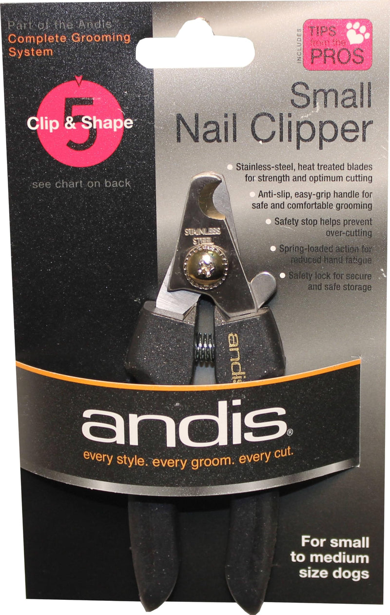Andis 65260 Premium Animal Nail Cutter for Small Breeds - Stainless Steel Blades with Sharp Efficiency - Designed for Repeated Use & Recommended by Pet Trainers - PawsPlanet Australia