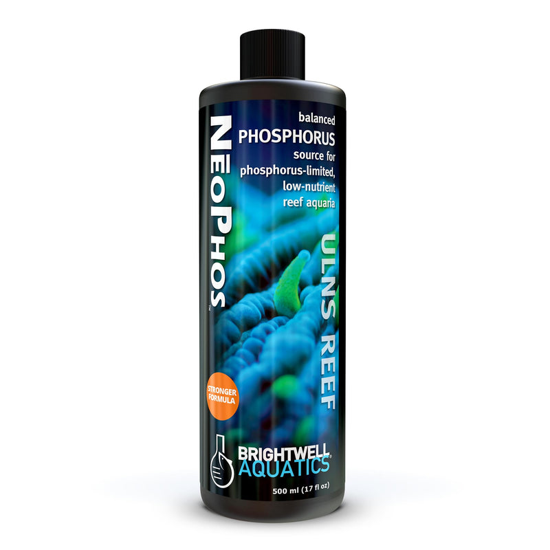 Brightwell Aquatics - NeoPhos - Balanced Phosphorus Source for Phosphorus-Limited, Low-Nutrient Reef Aquaria - Aquarium Water Treatments, 16.9 fl oz 500 mL