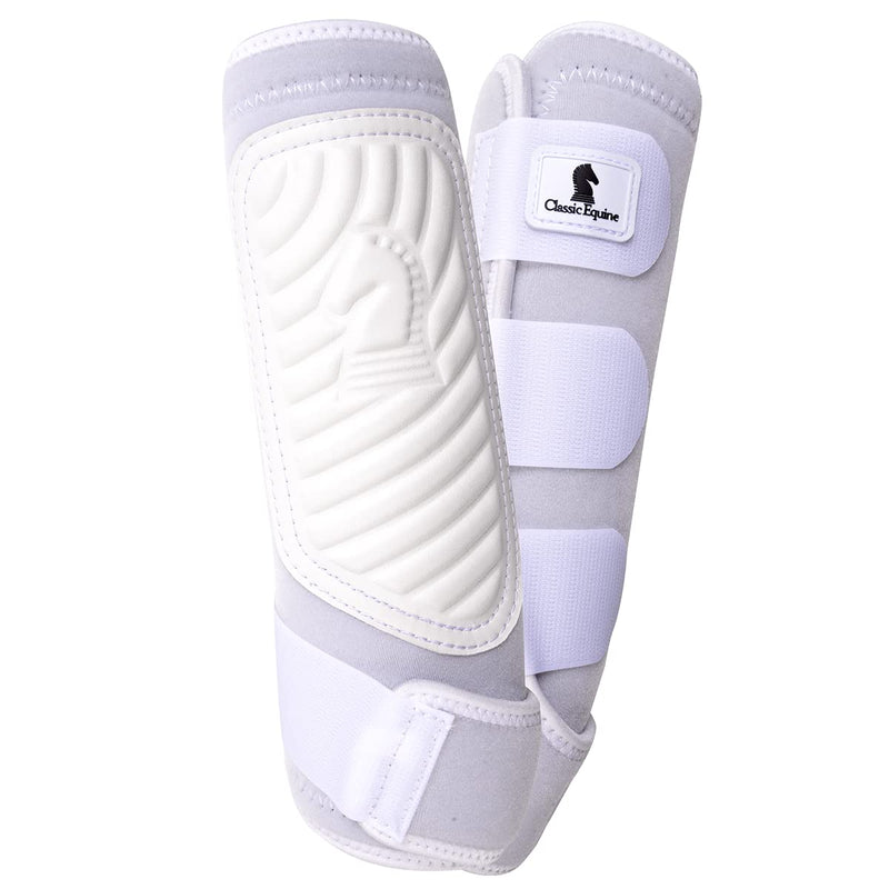 Classic Equine ClassicFit Sling Boots, Hind Medium White - PawsPlanet Australia