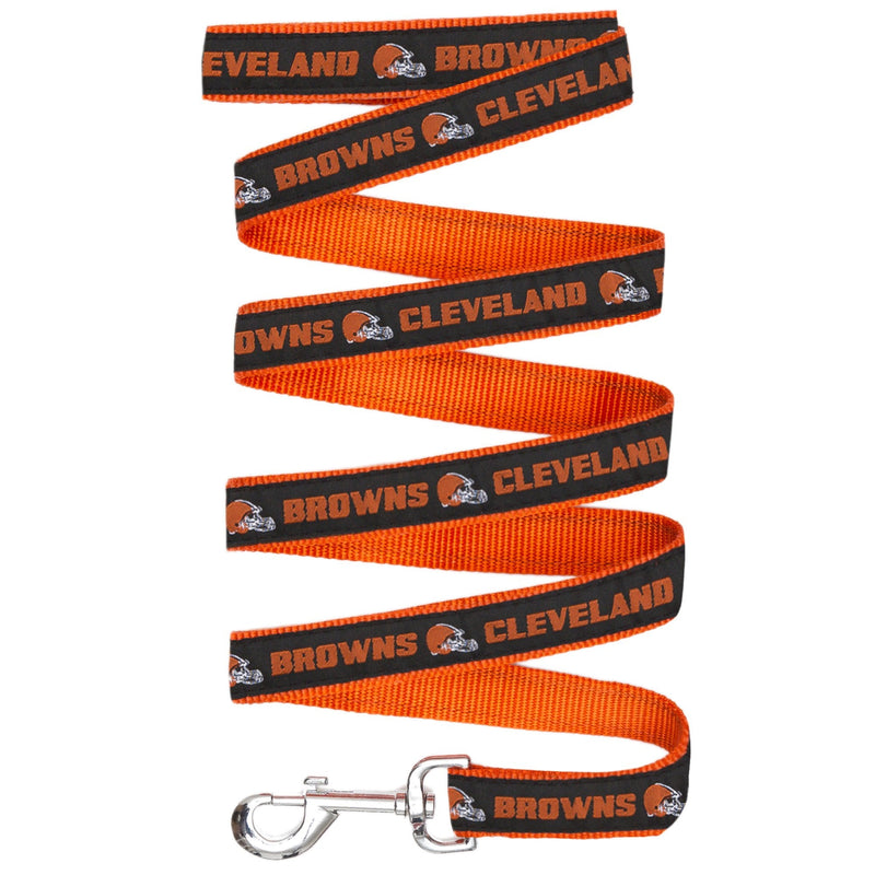 Pets First NFL Licensed Cleveland Browns Pet Leash, Size Large – Durable Satin Dog & Cat Walking Strap and Pet Tether with Embroidered Team Name & Logo - PawsPlanet Australia