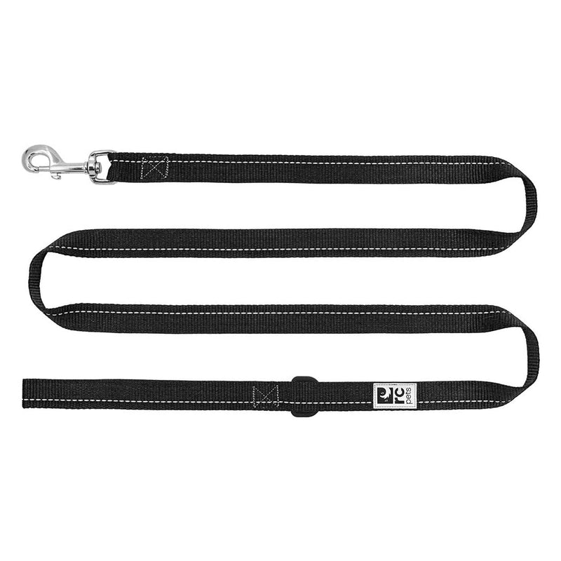 RC Pets 3/4" Primary Collection Active Dog Leash, Black 3/4" Wide - PawsPlanet Australia