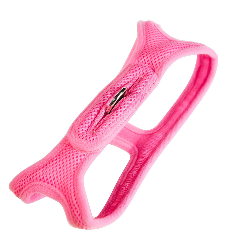 Velpro Mesh Pet Shoulder Harness Collar, 15"-16", Pink Medium - 15"-16" Chest - PawsPlanet Australia