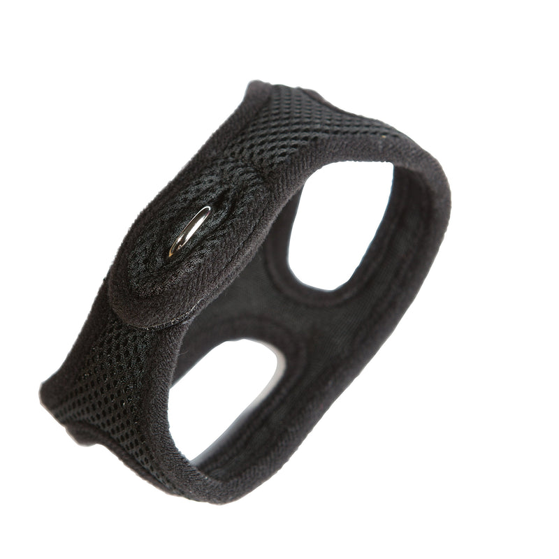 Velpro Mesh Pet Shoulder Harness Collar, 11"-12", Black - PawsPlanet Australia