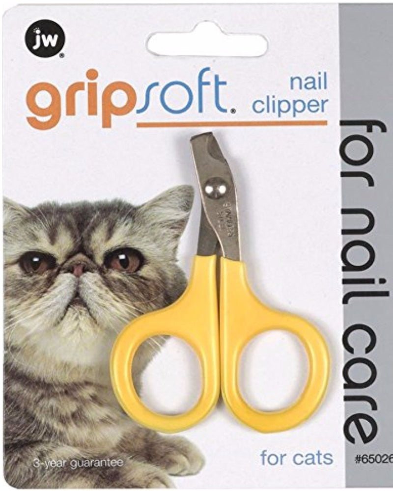 JW Pet Grip Soft Cat Nail Clipper [Set of 2] - PawsPlanet Australia