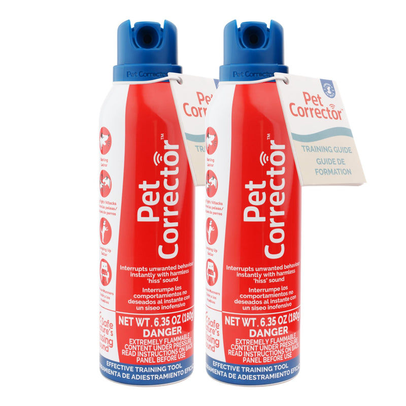 PET CORRECTOR Dog Trainer, 200ml. 2 Pack- Stops Barking, Jumping Up, Place Avoidance, Food Stealing, Dog Fights & Attacks. Help stop unwanted dog behaviour. Easy to use, safe, humane and effective. 200 ml - PawsPlanet Australia