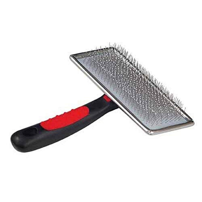 Ryan's Pet Supplies Paw Brothers Soft Flat Slicker Brush with Coated Pin Tips, Large/X-Large for Professional Groomers - PawsPlanet Australia