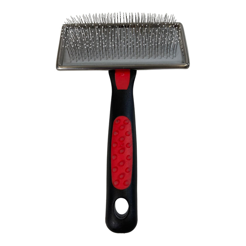Ryan's Pet Supplies Paw Brothers Soft Flat Slicker Brush for Dogs, Grooming Brush Small and Medium Dogs, Coated Tips, Gentle on Skin, Maximum Coverage, Medium Small/Medium - PawsPlanet Australia