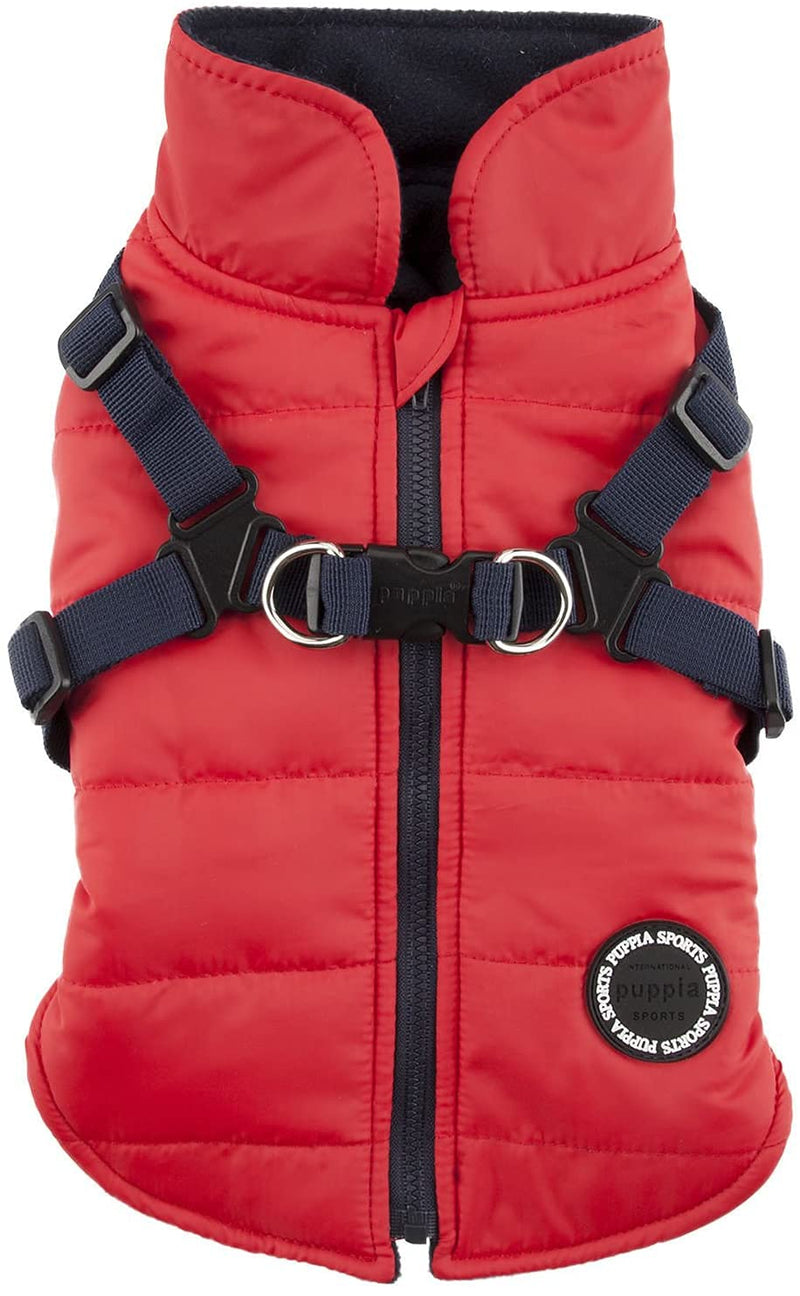 Puppia Authentic Mountaineer II Winter Vest, XX-Large, Red
