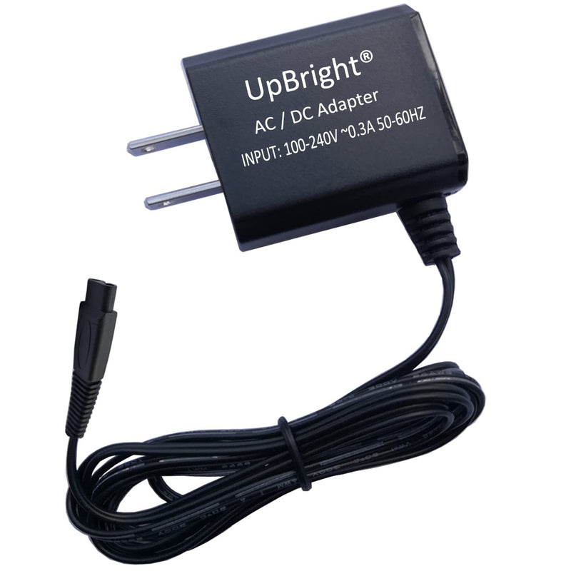 UpBright 2-Prong 5V AC/DC Adapter Compatible with Sminiker Dog Pet Hair Clipper Pro Professional Rechargeable Cordless Low Noise Cat Horse Grooming SMK-002 5VDC 1000mA Power Supply Battery Charger - PawsPlanet Australia