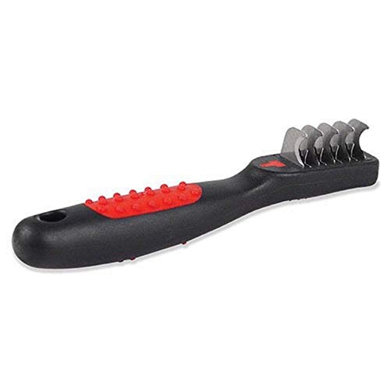 RYAN'S PET SUPPLIES Paw Brothers Coat Breaker, Dematting Hair Brush for Dogs, Dog Brush Comb for Shedding, Tiered Prongs Stainless Steel Teeth, Hair, Knots, Tangle, Mats Removal Tool for Dogs Extra