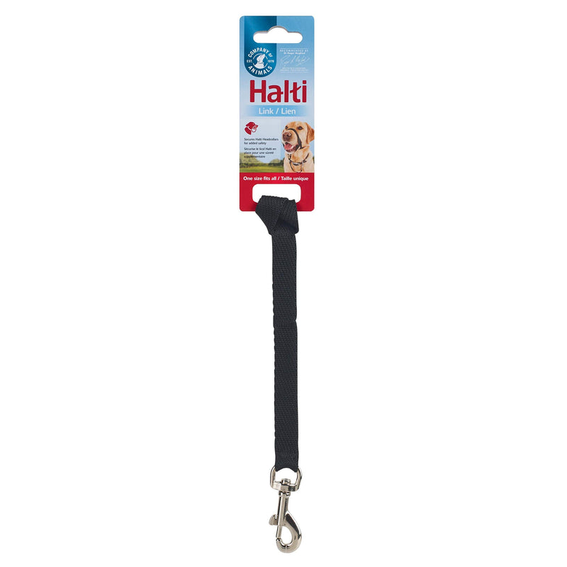 Link One Size Fits All, Suitable to use on Headcollar and Optifit Headcollar, Dog Harness to Collar Safety Link Strap, Easy to Use, Professional Training Aid for Dogs Black - PawsPlanet Australia