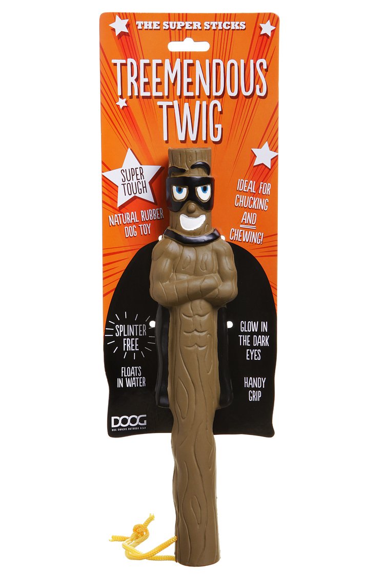 DOOG - The Supersticks Tree-Mendous Twig Fetch Toys Safer Than Real Sticks, Splinter Free, Glow-in-The-Dark Eyes, Floats, Easy to Clean - PawsPlanet Australia
