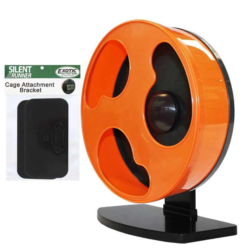 Silent Runner 12" Regular | Wheel + Cage Attachment | Sugar Gliders, Hamsters, Rats - PawsPlanet Australia