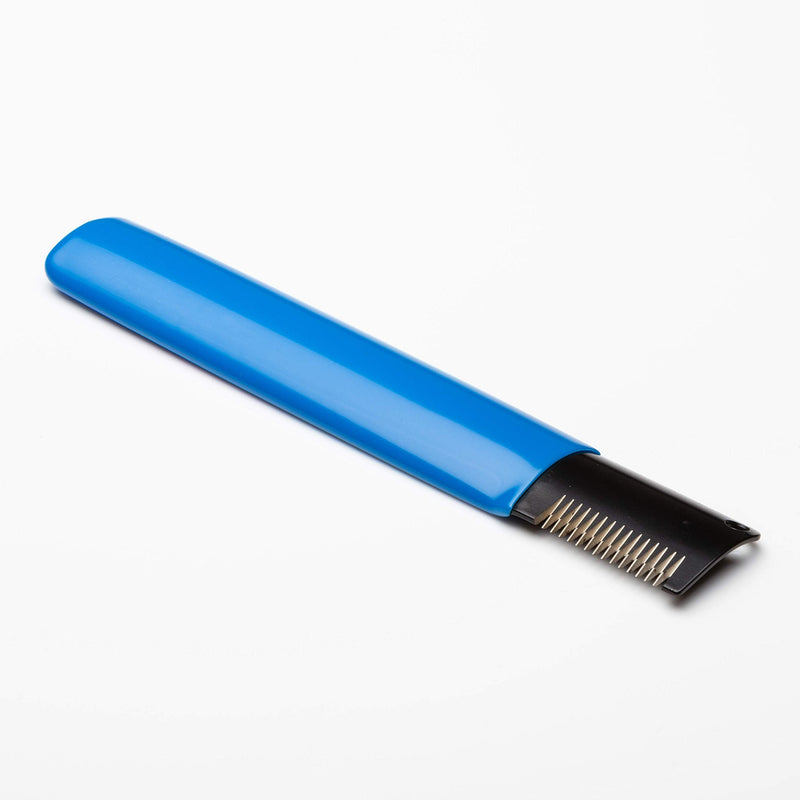 Mikki Dog, Puppy Grooming Stripping Knife - Hand Stripping Blade Tool for Coarse Hair Coats,Blue Coarse Coats - PawsPlanet Australia