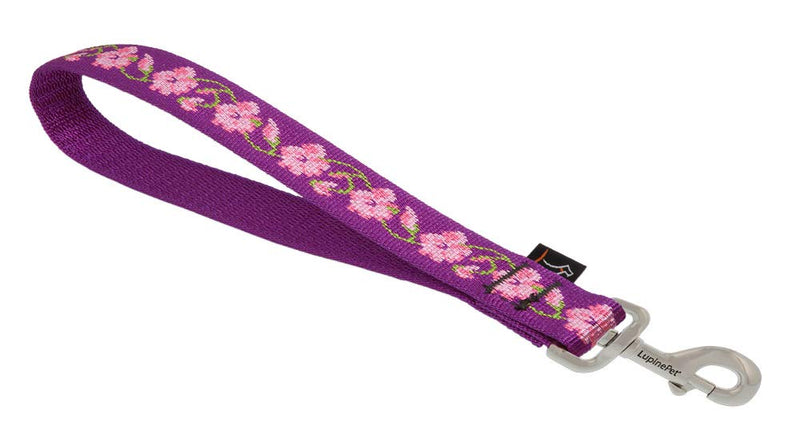 LupinePet Originals 1" Rose Garden 11" Training Tab/Leash for Medium and Larger Dogs - PawsPlanet Australia