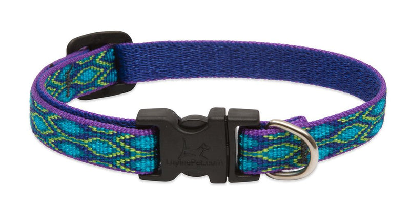 LupinePet Originals 1/2" Rain Song 10-16" Adjustable Collar for Small Dogs 1/2"W; 10-16" Neck - PawsPlanet Australia