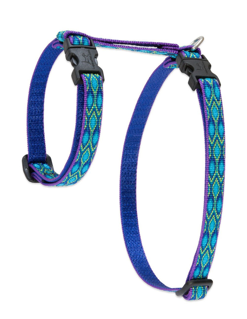 LupinePet Originals 1/2" Rain Song 12-20" H-style Harness for Small Pets - PawsPlanet Australia
