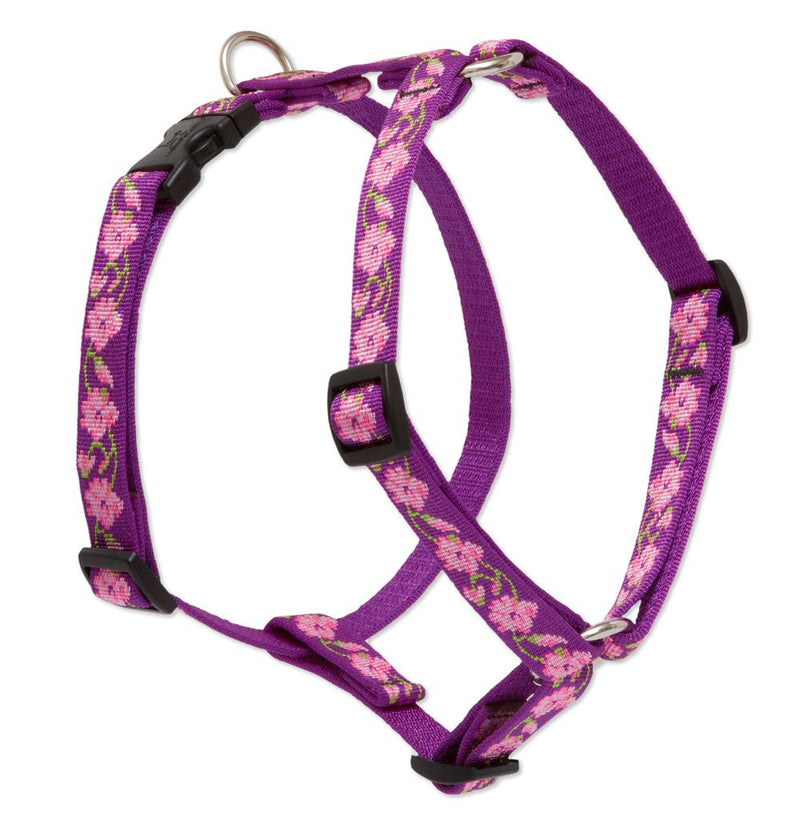 LupinePet Originals 3/4" Rose Garden 12-20" Adjustable Roman Dog Harness for Small Dogs 3/4"W; 12-20" Girth - PawsPlanet Australia