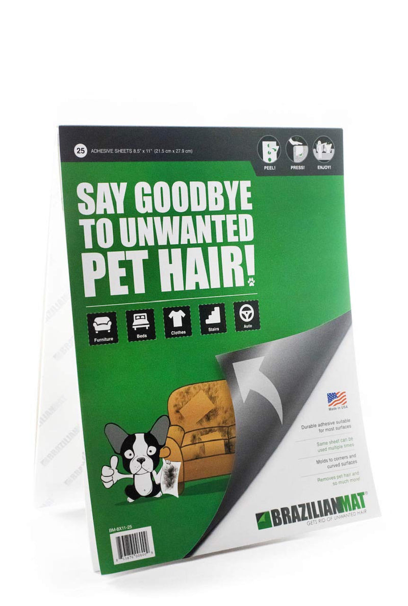 Dog, Cat Hair Remover Sheets - Pet Hair, Lint, Glitter and Pet Fur Removal Tool for Furniture, Clothing, and Car Interiors (25 Sheets) 25 Sheets - PawsPlanet Australia