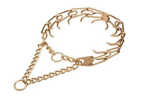 Herm Sprenger Curogan Ultra-Plus Pinch Collar for German Shepherd with Center-Plate and Assembly Chain - 3.2 mm x 23 inches - PawsPlanet Australia
