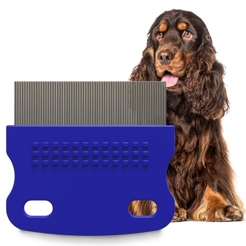 Petpost Tear Stain Remover Comb for Dogs | Extra Fine Stainless Steel Dog Eye Comb | Gentle Grooming Tool for Shih Tzu, Maltese & Small Breeds | Dog Face Comb for Eye Cleaning - PawsPlanet Australia