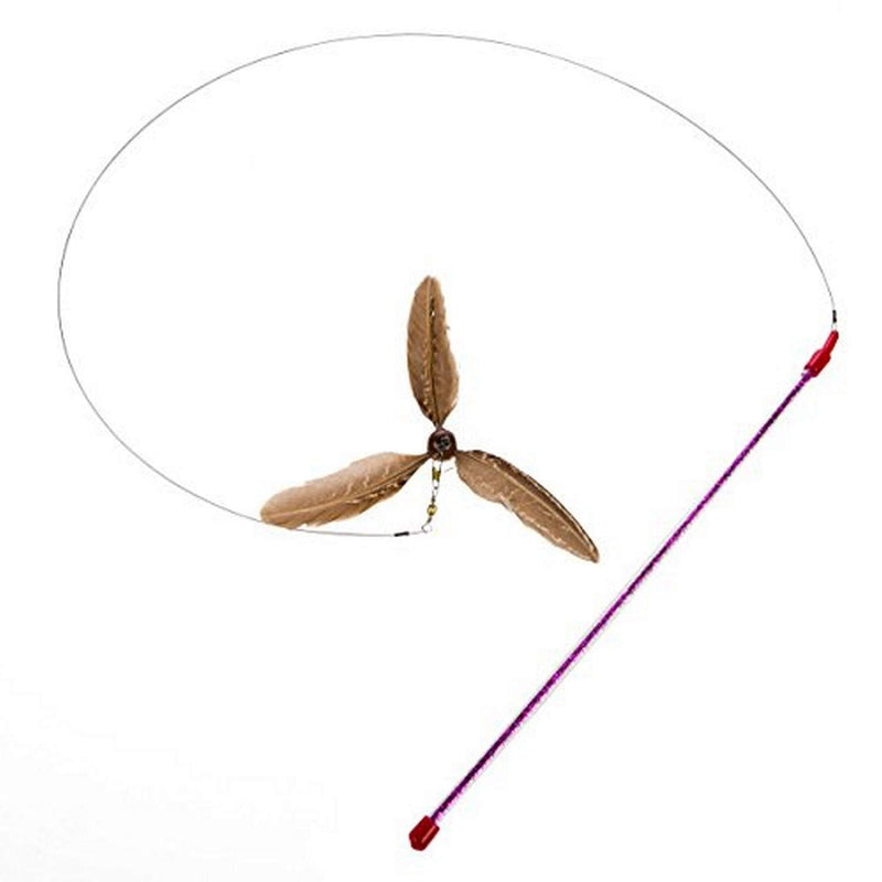 GoCat Da Purr-Peller Cat Toy, A Feather Propeller That Spins as it is Guided Through The Air, All Breed Sizes - PawsPlanet Australia