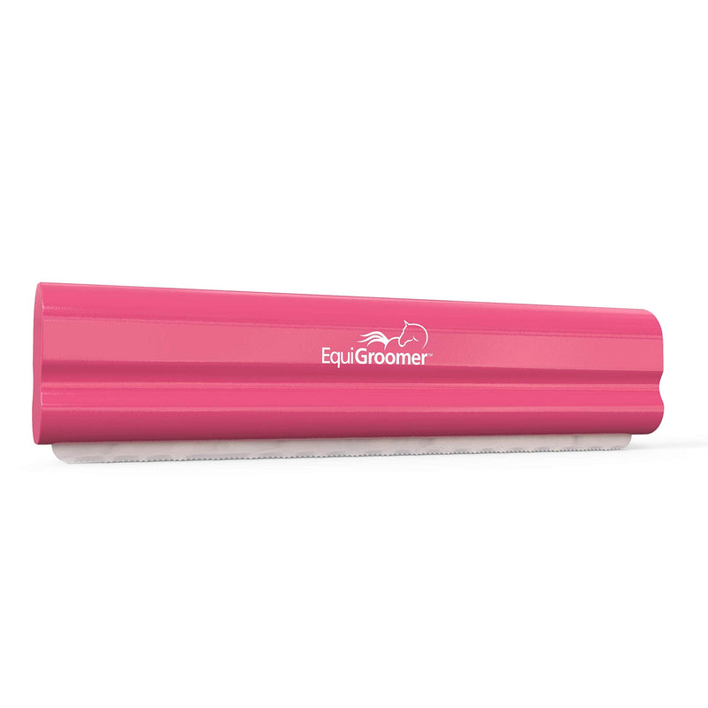EquiGroomer Deshedding Brush, 8-Inch for Horses and Large Pets, Pink, Removes Loose Dirt, Hair, and Fur, Professional Undercoat Grooming Tool - PawsPlanet Australia