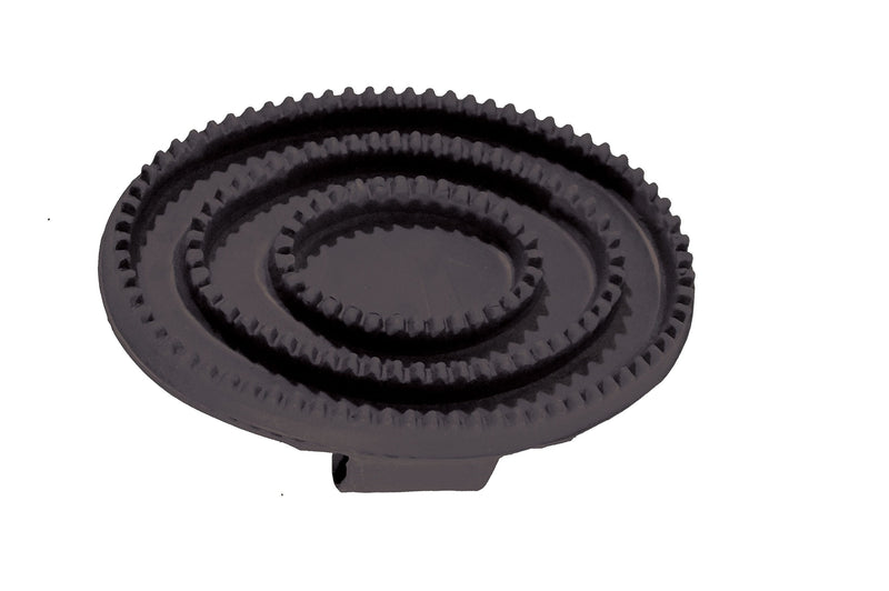 Partrade Soft Rubber Curry Comb Black - PawsPlanet Australia