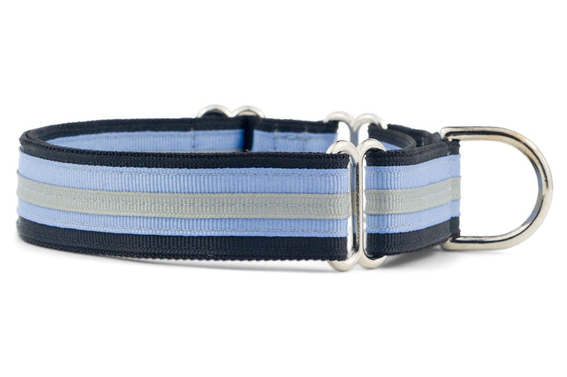 If It Barks 1" Martingale Collar for Dogs, Adjustable Nylon, USA Made, Medium, Black Ice Medium (15"-22") - PawsPlanet Australia