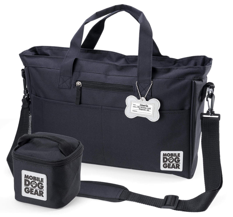 Mobile Dog Gear, Day Away Tote Bag, Black, One Size, Meets Airline Requirements - PawsPlanet Australia