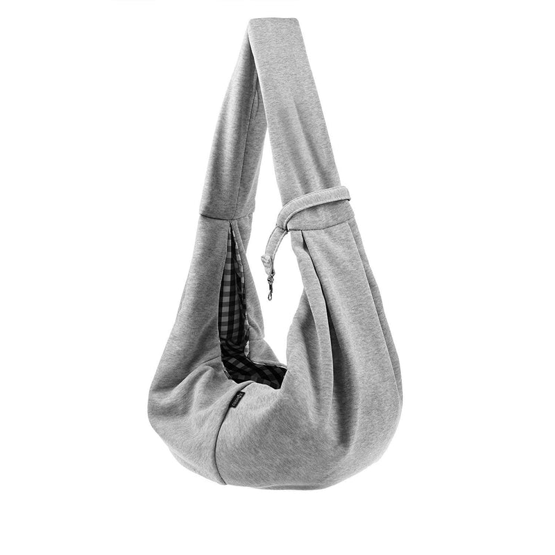 Cosmos Reversible Dog Sling Carrier Dog Purse with Breathable Soft Cotton Suit for Puppy Small Dogs and Cats for Outdoor Travel Gray - PawsPlanet Australia