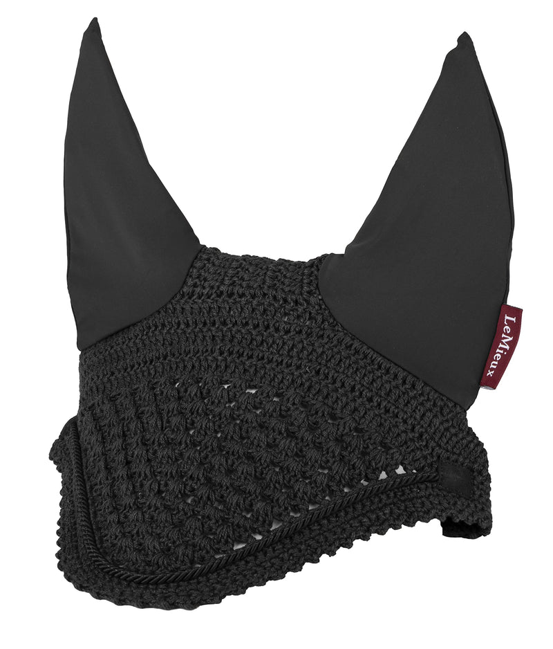 LeMieux Vogue Ear Bonnet Black Medium - PawsPlanet Australia