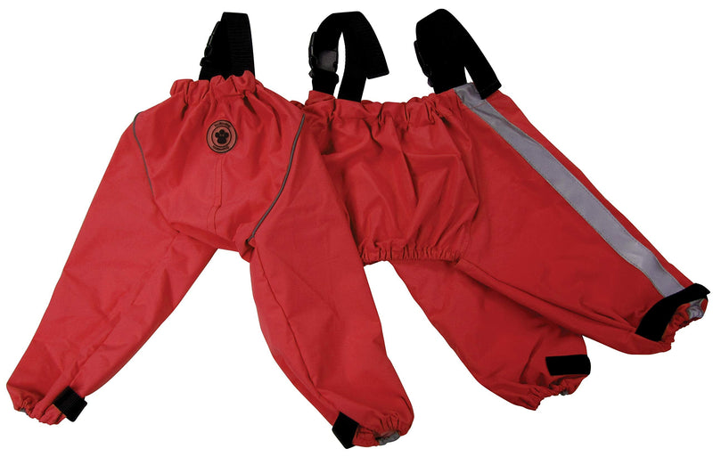 FouFou Dog 62556 Bodyguard Protective All-Weather Dog Pants, Large, Red - PawsPlanet Australia