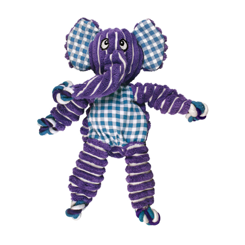 KONG Floppy Knots - Knotted Rope Dog Toy Entices Play - Tug Toy Satisfies Natural Instincts - Dog Supplies with Floppy Design & Minimal Stuffing - Elephant, for Medium/Large Dogs - PawsPlanet Australia