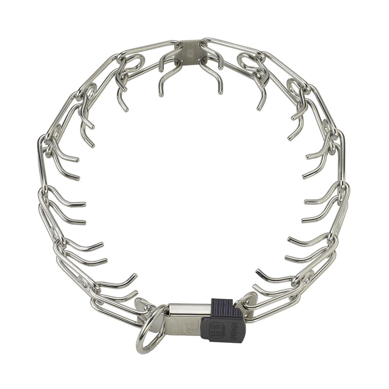 Herm Sprenger Stainless Steel Prong Dog Collar with ClicLock Buckle - for Small Medium Large Dogs – Ultra-Plus Training Pinch Collar with Quick Release - Made in Germany (23in (58cm) x 3.2mm) 23in (58cm) x 3.2mm - PawsPlanet Australia