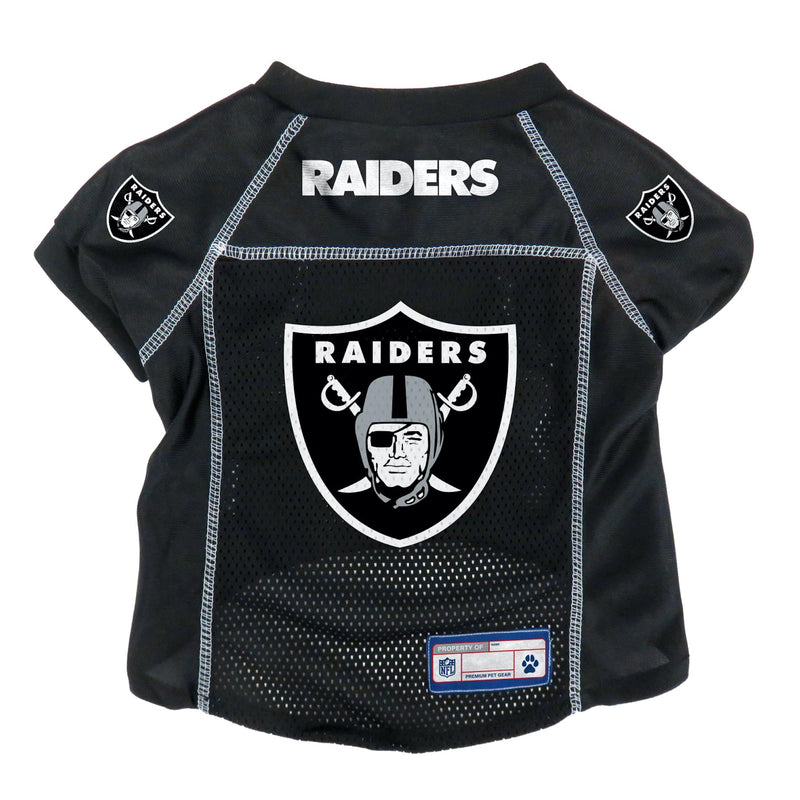Littlearth NFL Unisex NFL Basic Pet Jersey Las Vegas Raiders L (Neck: 14", Girth: 20"-25", Back: 15") Team Color