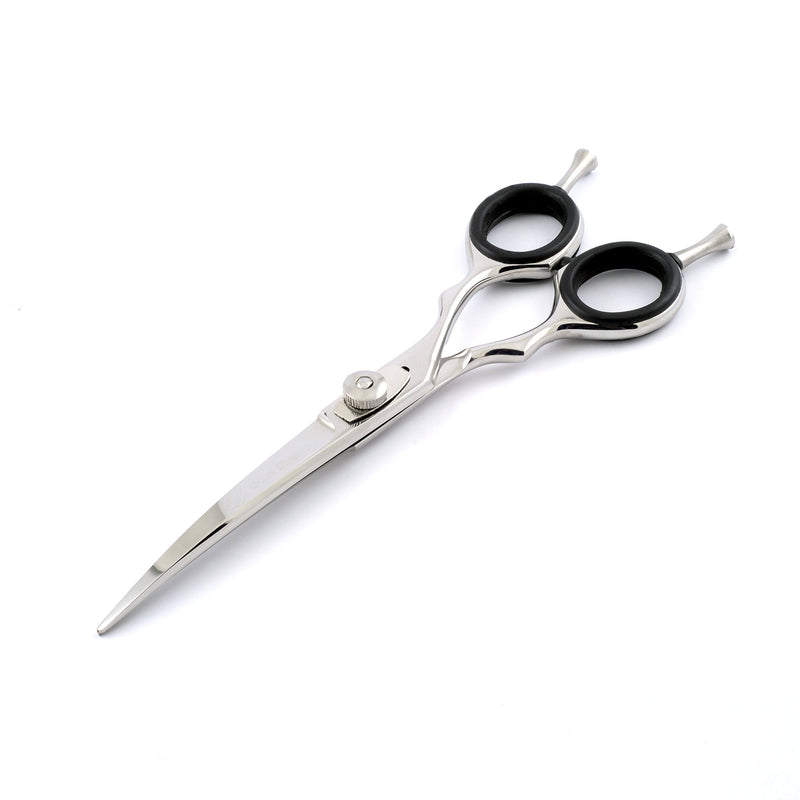 6" Downward Curved, Professional Pet Grooming Scissors, Two Finger Rests - PawsPlanet Australia